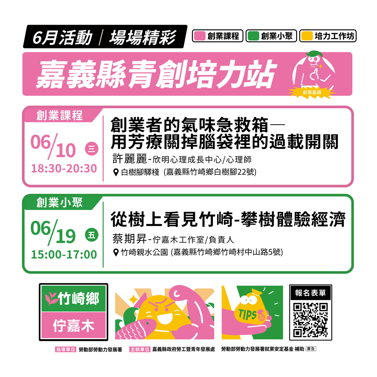 嘉義縣青年培力站-竹崎站點